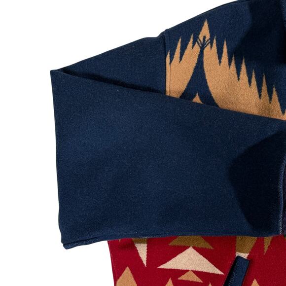 Pendleton High Grade Western Wear Mens 2XL Blue Southwest Zip Up Wool Jacket - Picture 5 of 15